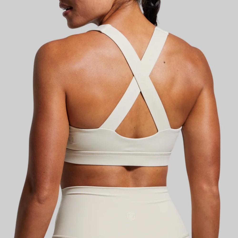 BORN PRIMATIVE- Your Essential Sports Bra in oatmeal - Picture 2 of 5